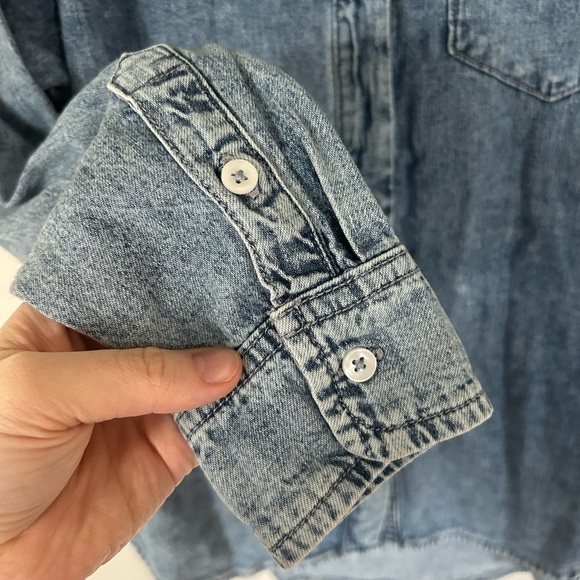 Good American Denim Uniform Shirt XS - Picture 8 of 14